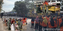 Rangka Dirgahayu TNI Ke 79, Kodim 0314/Inhil Gelar Karya Bhakti