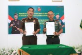 PENANDATANGAN PERJANJIAN KERJASAMA KEJAKSAAN TINGGI MALUKU BERSAMA KODAM XV/PATTIMURA
