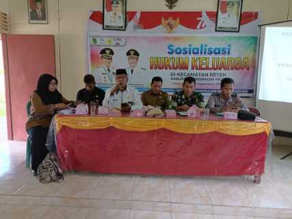 DP2KBP3A Inhil Sosialisasikan Hukum Keluarga di Kecamatan Reteh