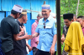 Wabup Inhil Syamsuddin Uti Hadiri Maulid Nabi di Kecamatan Tanah Merah