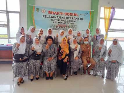 DPPKBP3A Inhil Meriahkan Bulan Bakti Sosial dengan MKJP bersama IBI