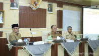 Pj. Bupati Inhil Memimpin Rapat Laporan Evaluasi Pembangunan Kab. Inhil
