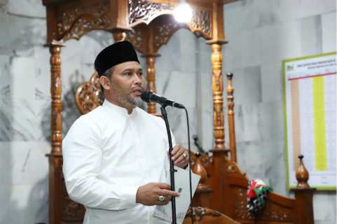 Bupati Inhil Hadiri Peringatan Maulid Nabi di Masjid Ad-Da\'wah Tembilahan