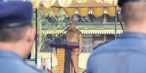 Wabup Inhil Pimpin Apel Peringatan Harhubnas ke-53 dan Haornas ke-40 