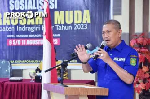 Dorong Anak Muda Berwirausaha, Wabup Inhil Buka Sosialisasi Wirausaha Muda