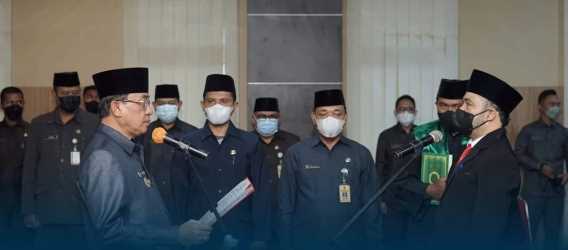Bupati HM.Wardan Lantik 344 Pejabat Eselon IV di Inhil Jadi Penjabat Fungsional