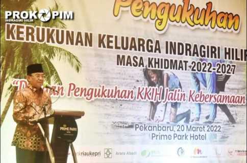 Bupati Wardan Hadiri Pengukuhan KKIH Masa Khidmat 2022-2027 oleh Gubernur Riau