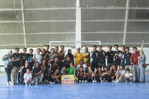 Kepala Disparporabud Inhil Apresiasi Tim Futsal U16 Raih Juara 1