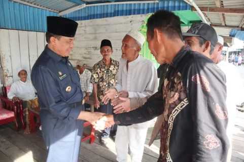 Bupati Inhil Silaturahmi Dengan Kades, BPD, Tokoh Masyarakat Dan Forum Komunikasi RT/RW se-Kecamatan Mandah