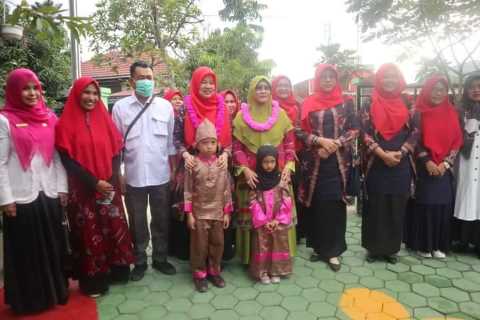 Bunda PAUD Inhil Sambut Kunjungan Silaturahmi Bunda PAUD Kota Dumai dan Melihat Perkembangan PAUD di Inhil.
