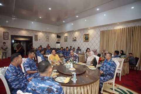 Bupati Inhil HM. Wardan Terima Kunjungan Silaturahmi TNI AU