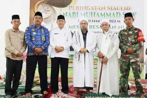 Bupati Inhil Hadiri Acara Peringatan Maulid Nabi Muhammad SAW di Kecamatan Sungai Batang