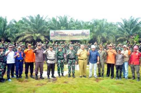 Hadiri Pembukaan Latihan Penanggulangan Bencana Alam Karhutla, Bupati Himbau Stop Pembakaran Hutan dan Lahan