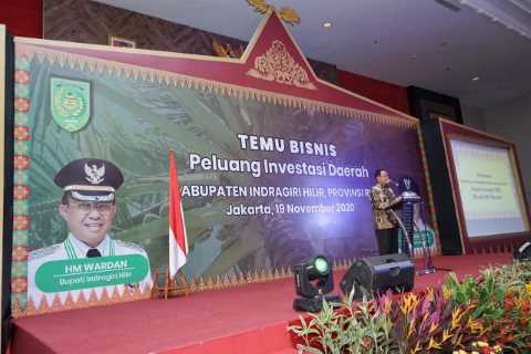 Temu Bisnis, Bupati HM.Wardan Ajak Investor Ke Inhil