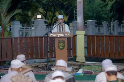 Dari Pendopo Rumah Dinas Bupati, Gema Takbir Idul Adha 1442 H Menggema Hingga Pelosok Negeri Hamparan Kelapa Dunia