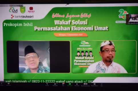 Bupati HM Wardan Mengajak “Mari Menggalakan Wakaf Di Kabupaten Indragiri Hilir”