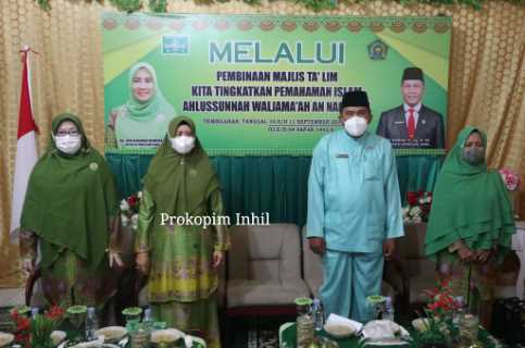 Ketua PCMNU Inhil Hj.Zulaikhah Wardan Gandeng Majelis Ta\'lim Ahlusunnah Waljamaah An Nahdiah Dalam Pembinaan Majelis Ta\'lim