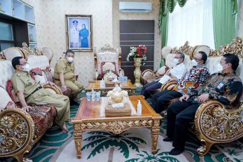 Bupati HM.Wardan Terima Kunjungan BPKP Perwakilan Provinsi Riau