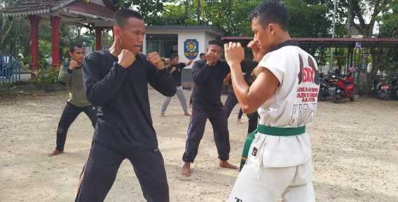 Satpol PP Inhil Latihan Perdana Tarung Derajat