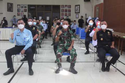 Dandim 0314/Inhil Hadiri Kegiatan Donor Darah dalam Rangka Hari Pabean Internasional