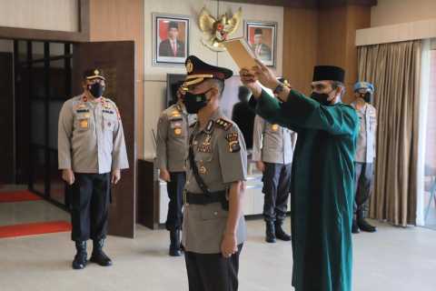 Dilantik Kapolda, AKBP Wendry Purbiyantoro SH Resmi Jabat Direktur Binmas Polda Riau