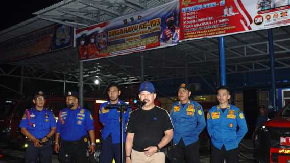 Peringatan HUT Damkar ke 103 di Inhil, Penuh Keakraban