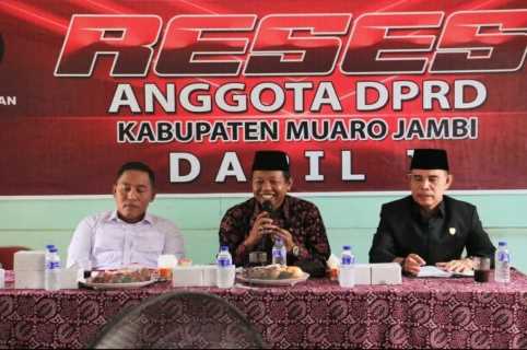Anggota DPRD Provinsi Jambi, Akmaluddin Serap Aspirasi Masyarakat Sengeti dan Pematang Pulai