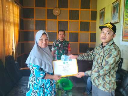 Masyarakat Desa Pasir Emas Inhil, Terima BLT DD Tahap II