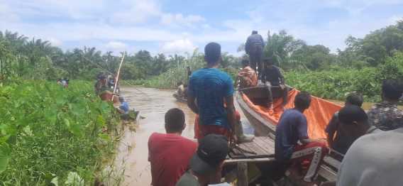Diterkam Buaya, Seorang Wanita di Kemuning Masih Dalam Pencarian 
