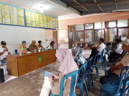 Sekcam Kuindra Bersama Tim Carateker PK KNPI Kuindra Gelar Rapat Pelaksanaan Muscam
