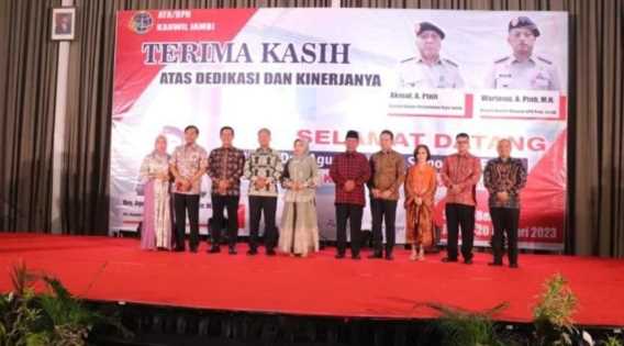 Ketua DPRD Provinsi Jambi Hadiri Pisah Sambut Kepala BPN Provinsi Jambi