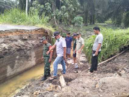 Jalan Sungai Bungin ke Keruing Putus Total, Kades Tukjimun Harapkan Respon Pemda