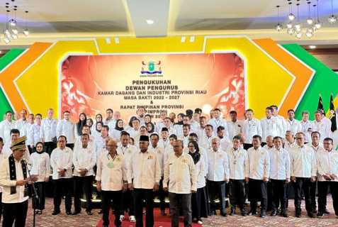 Ketua Kadin Inhil Hadiri Pengukuhan Pengurus Kadin Riau dan Rapimprov 2023