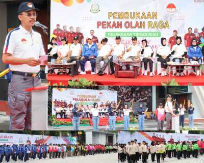 Kejati Riau Resmi Buka POR Dalam Rangka Hari Bhakti Adhyaksa Ke- 63