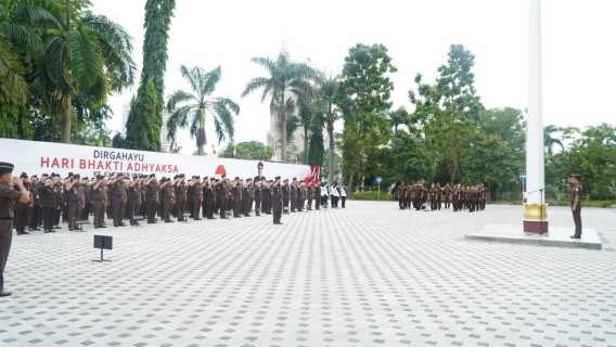 Amanat Koordinator Bidang Datun Kejati Riau dalam Apel Kerja Pagi