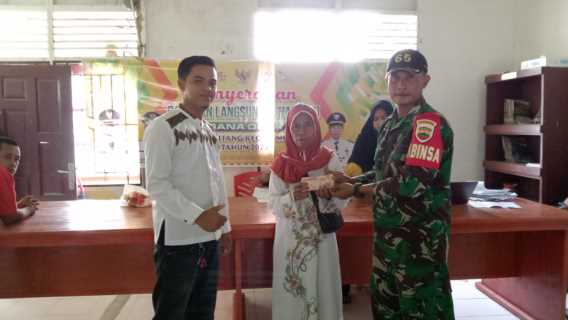 Pemdes Keritang Salurkan BLT DD Tahap III 