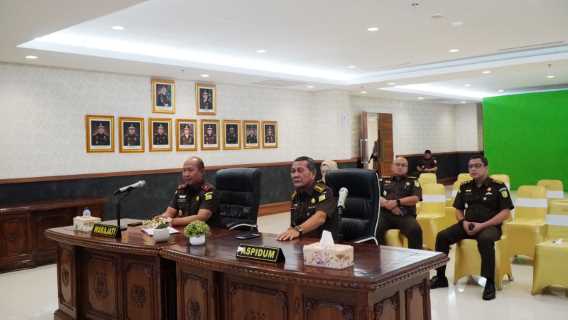 PENGAJUAN 1 (SATU) PERKARA UNTUK DILAKUKAN PENGHENTIAN PENUNTUTAN BERDASARKAN KEADILAN RESTORATIF JUSTICE DISETUJUI OLEH JAMPIDUM KEJAKSAAN AGUNG RI 