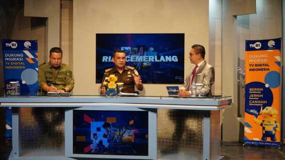 Koordinator bidang Tindak Pidana Khusus Kejaksaan Tinggi Riau menjadi Narasumber dalam Program Dialog Interaktif Riau Cemerlang