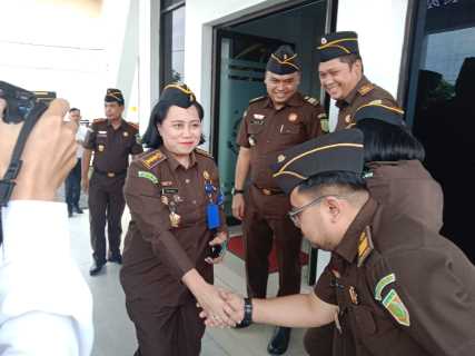 ASWAS KEJATI RIAU MELAKUKAN INSPEKSI PEMANTAUAN DI KEJAKSAAN NEGERI INDRAGIRI HULU