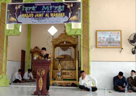 Isra Miraj di Hadiri DR H Feriyandi ST.,MT.,MM, Kades Sencalang: Sepanjang Sejarah Baru Kali ini Dihadiri Ketua DPRD Inhil