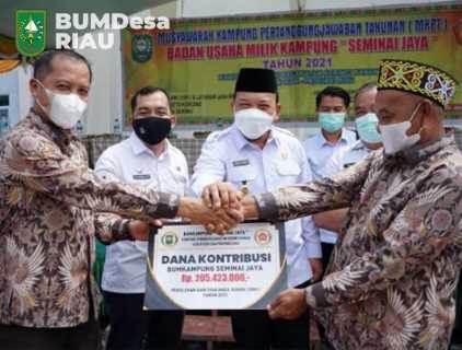 Wakil Bupati Siak Hadiri MKPT BUMkam Seminai Jaya