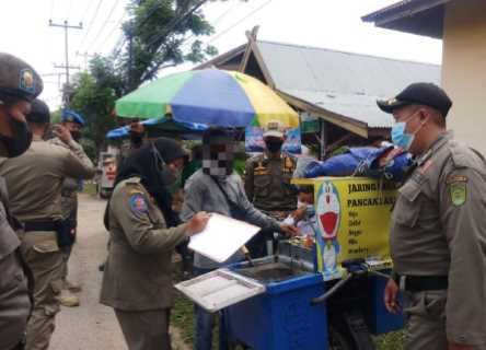 Satpol PP Inhil Kembali Temukan Beberapa PKL Melanggar Perda