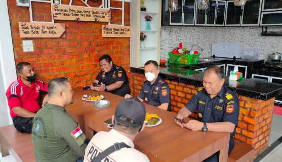 Coffee Morning, Kasatpol PP Inhil Beserta Jajaran Silaturahmi ke Kantor BC Tembilahan