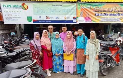 Diskop UKM Inhil Kunjungi Koperasi Husada & BPR Gemilang