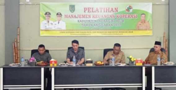 Gelar Pelatihan Perkoperasian, ini Harapan Kadiskop UKM Inhil
