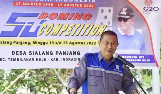 Wabup Syamsuddin Uti Buka SU Domino Competition, Sampaikan Pesan Jaga Persatuan dan Kesatuan