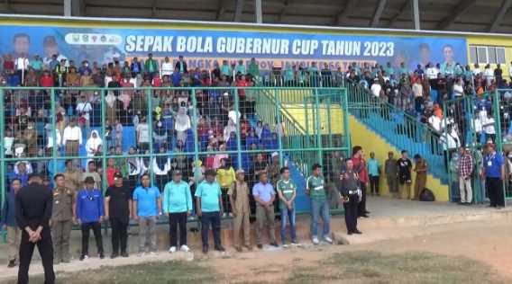 Sepak Bola Gubernur Cup 2023 di Kabupaten Tebo Resmi Dibuka Wagub Abdullah Sani 