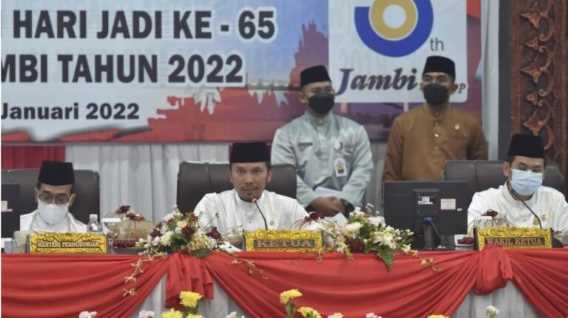 DPRD Provinsi Jambi Gelar Paripurna HUT ke-65 Provinsi Jambi