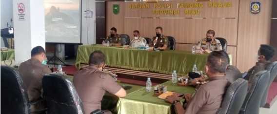 Kasatpol PP Inhil Hadiri Rakor Bahas HUT Satpol PP dan Satlinmas