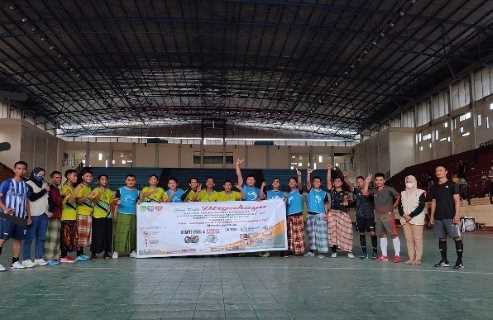 Tim Bidang PPHD Satpol PP Inhil Juarai Turnamen Futsal